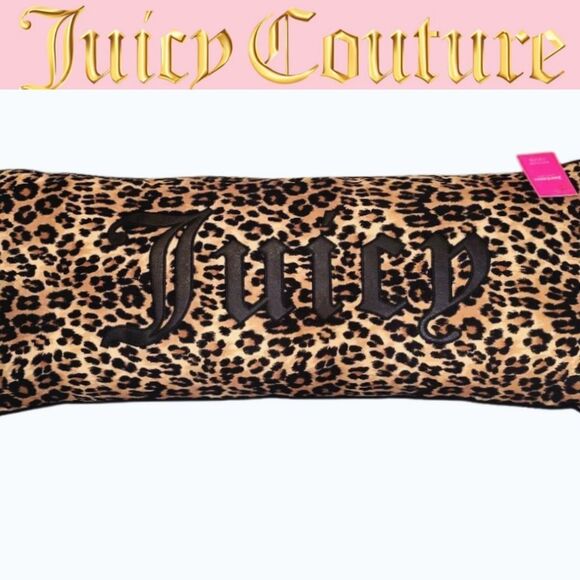 Juicy Couture Home Leopard Print Decorative Body Pillow - Picture 1 of 6